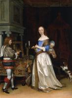 Borch, Gerard Ter - A Lady at Her Toilet